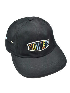 Howler Brothers Bros Austin Texas Black Dad Strap Hat Cap